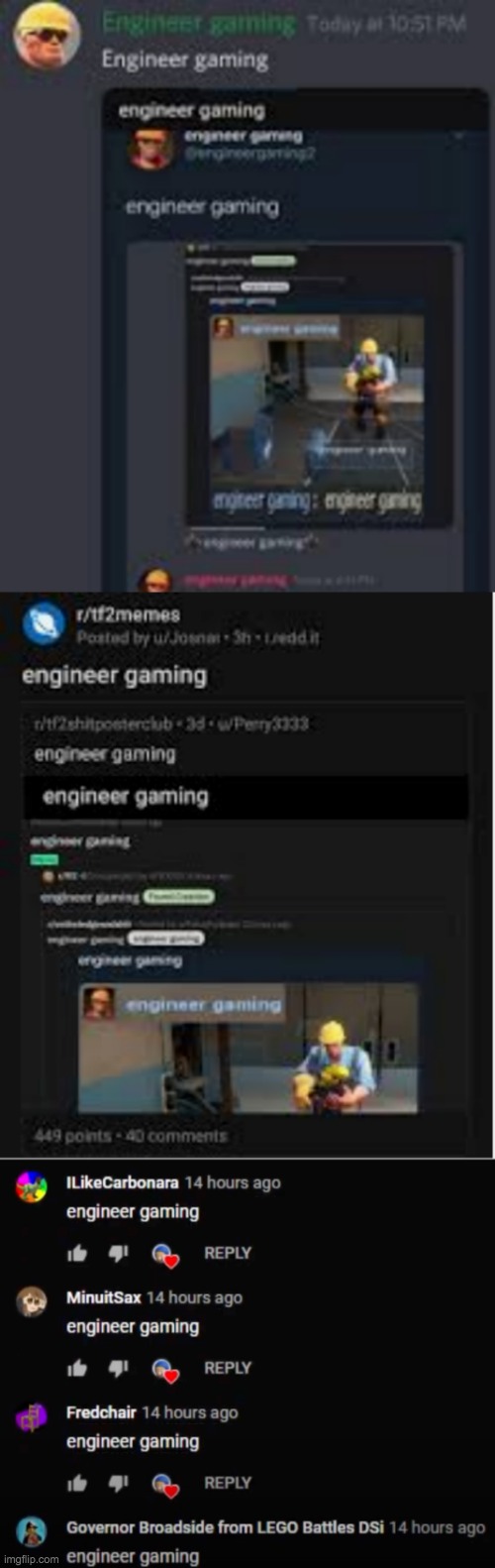 Engineer Gaming | image tagged in engineer gaming | made w/ Imgflip meme maker