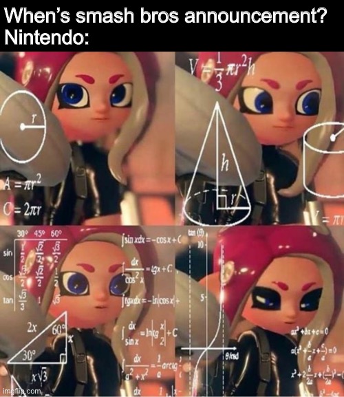 Veemo | When’s smash bros announcement?
Nintendo: | image tagged in veemo,smash bros,nintendo,memes | made w/ Imgflip meme maker