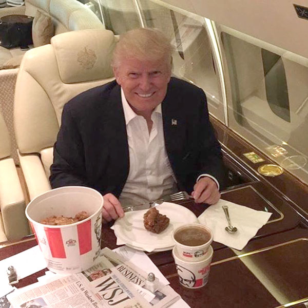 Trump KFC Blank Meme Template