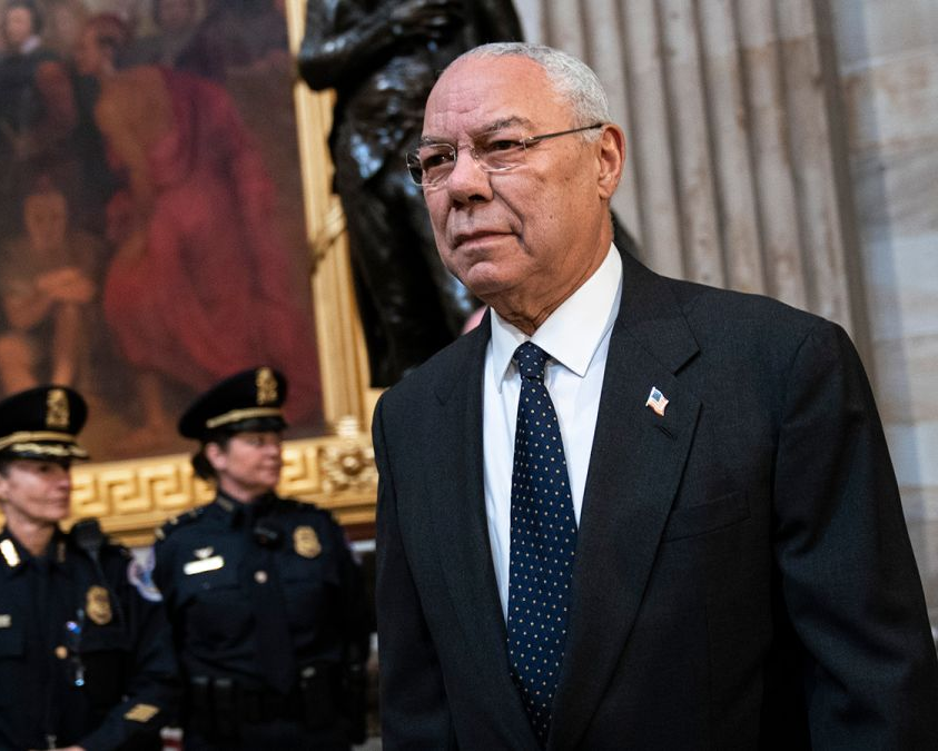 Colin Powell Blank Meme Template