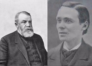 Evangelists Dwight L. Moody and Henry Morehouse Blank Meme Template