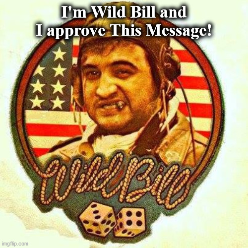Approve | I'm Wild Bill and I approve This Message! | image tagged in approve | made w/ Imgflip meme maker