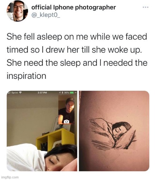 that is precious. keep love and inspiration alive during quarantine folks (repost) | image tagged in repost,sleeping,sleeping beauty,beautiful,art,inspiration | made w/ Imgflip meme maker