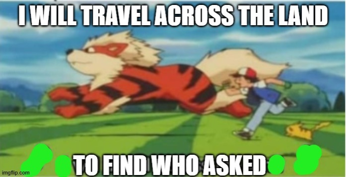 image tagged in who asked,pokemon,point farming | made w/ Imgflip meme maker