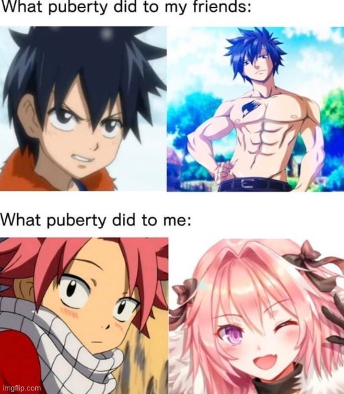 Puberty works in mysterious ways | image tagged in tag | made w/ Imgflip meme maker