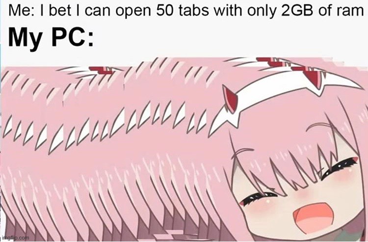 *zerotwo intensifies* | image tagged in zero two,darling in the franxx | made w/ Imgflip meme maker