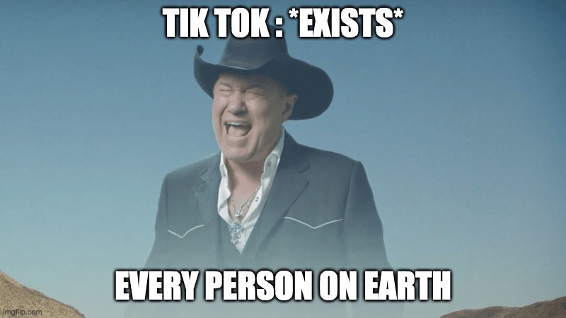 Big Enough | TIK TOK : *EXISTS*; EVERY PERSON ON EARTH | image tagged in big enough | made w/ Imgflip meme maker