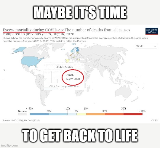 It's way past time to stop panicking and letting morons interfere with our lives. | MAYBE IT'S TIME; TO GET BACK TO LIFE | image tagged in covid19,politics,kung flu,stupid people,fear,coronavirus | made w/ Imgflip meme maker