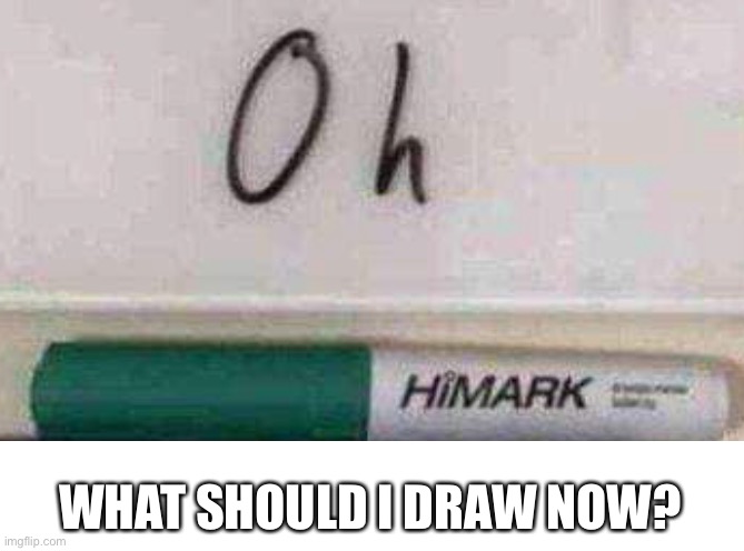 WHAT SHOULD I DRAW NOW? | made w/ Imgflip meme maker