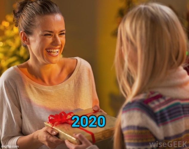 The Gift of 2020 | 2020 | image tagged in damn | made w/ Imgflip meme maker