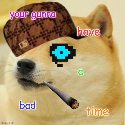 Doge | your gunna; have; a; bad; time | image tagged in memes,doge | made w/ Imgflip meme maker