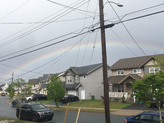 Rainbow I saw! | image tagged in rainbow | made w/ Imgflip meme maker