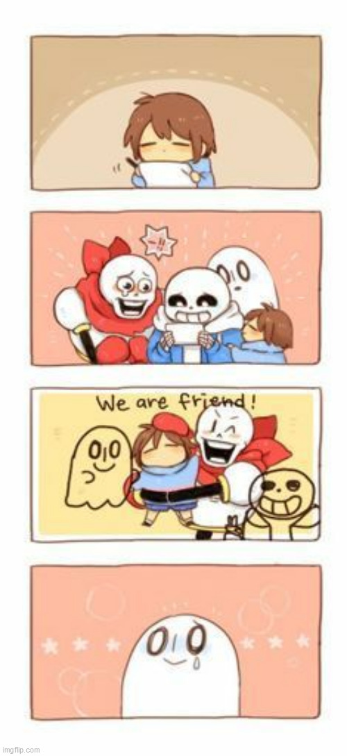 Nabstablook: Happy Edition | Cute/Funny Undertale Comics | Day 3 | made w/ Imgflip meme maker