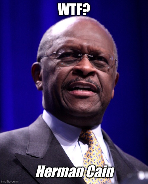 WTF? Herman Cain | made w/ Imgflip meme maker