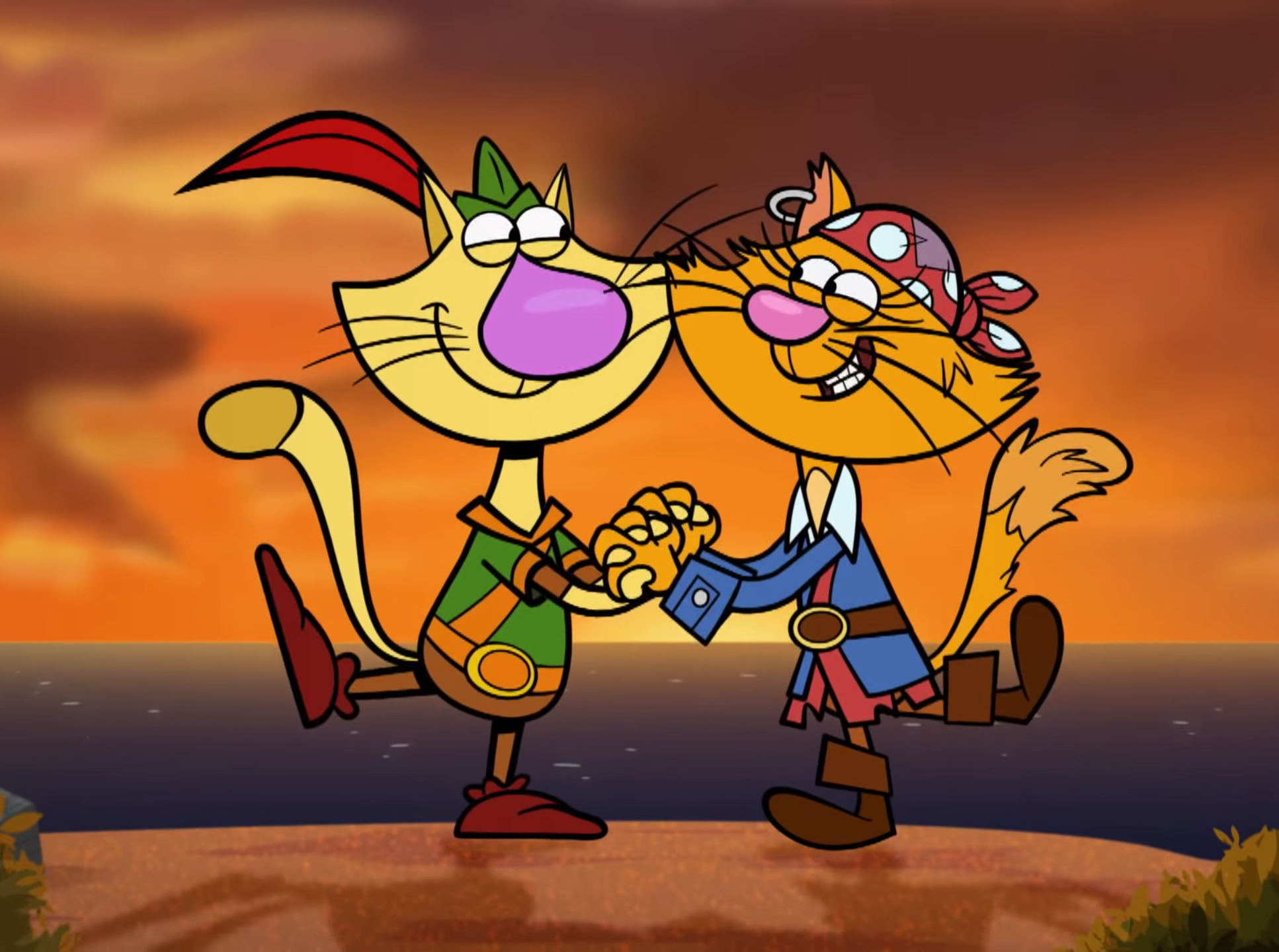 High Quality Nature Cat X Gwendolyn (Nature Cat) Blank Meme Template