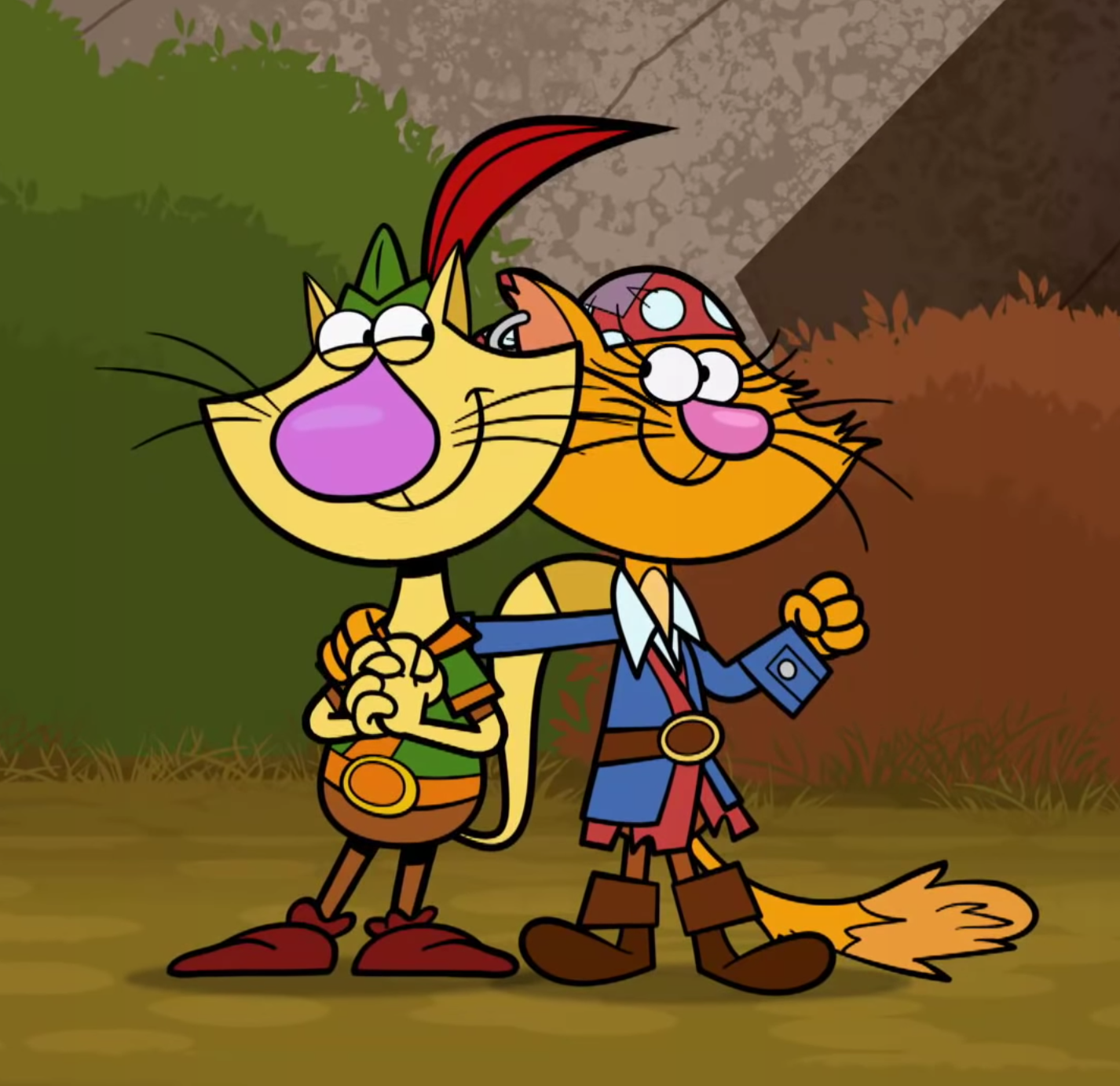 High Quality Nature Cat X Gwendolyn 2 (Nature Cat) Blank Meme Template