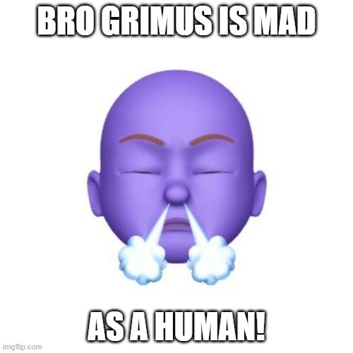 Grimus mad | BRO GRIMUS IS MAD; AS A HUMAN! | image tagged in mcdonalds,memes | made w/ Imgflip meme maker