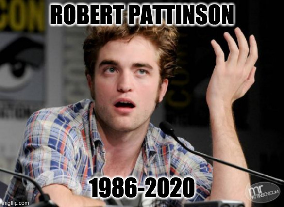 robert pattinson sweatshirt meme