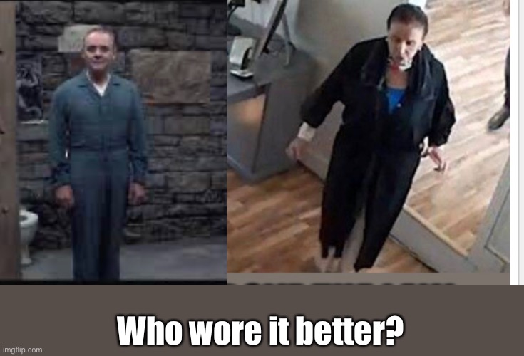Both r mental | Who wore it better? | image tagged in nancy pelosi,hannibal lecter,politics,fashion | made w/ Imgflip meme maker