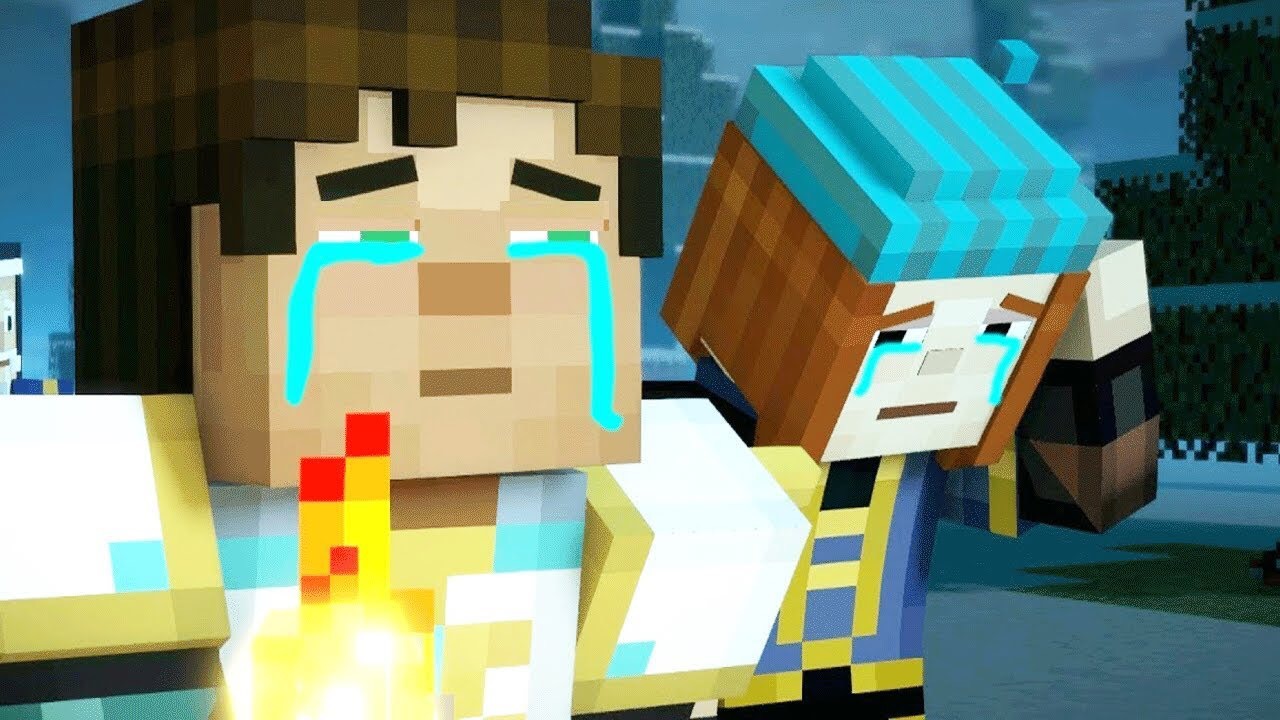 High Quality Minecraft Story Mode Blank Meme Template