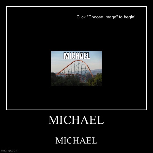 Michael | image tagged in funny,demotivationals,michael | made w/ Imgflip demotivational maker