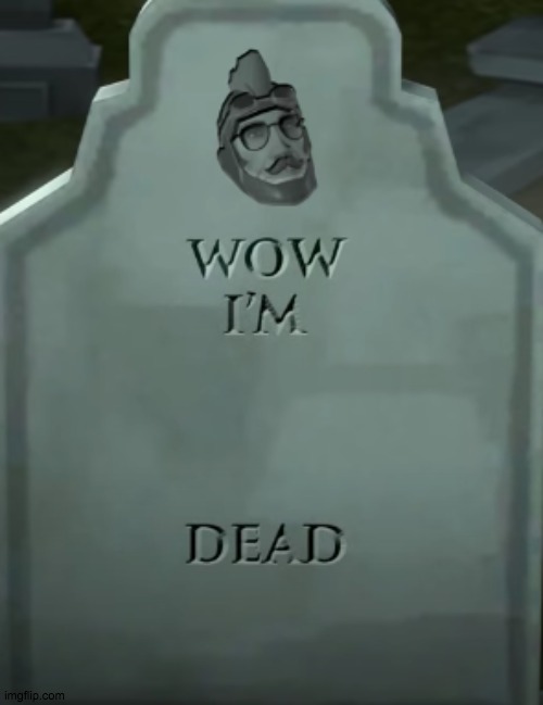 wow i'm dead | image tagged in wow i'm dead | made w/ Imgflip meme maker