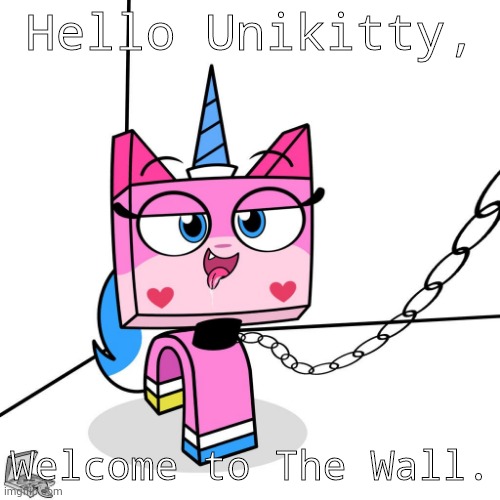 Unikitty in The Wall | Hello Unikitty, Welcome to The Wall. | image tagged in henry stickmin,the wall,unikitty | made w/ Imgflip meme maker