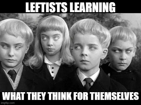 LEFTISTS LEARNING WHAT THEY THINK FOR THEMSELVES | made w/ Imgflip meme maker