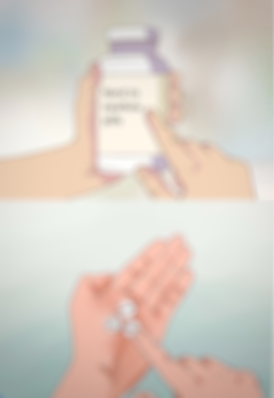 Blurry pills Blank Meme Template