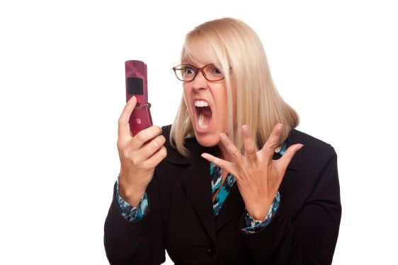 angry woman on phone Blank Meme Template