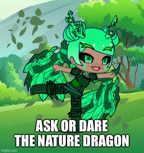 If you don’t like Gacha idc, just don’t complain on this mmry | ASK OR DARE THE NATURE DRAGON | made w/ Imgflip meme maker