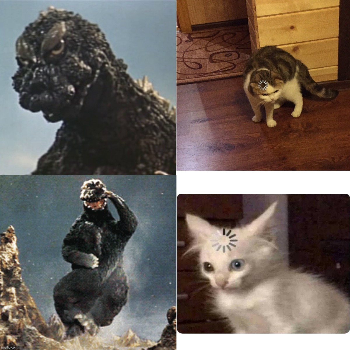 Godzilla Drake meme | image tagged in godzilla drake meme | made w/ Imgflip meme maker