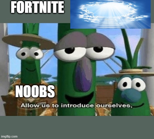 Allow Us to Introduce Ourselves | FORTNITE; NOOBS | image tagged in allow us to introduce ourselves | made w/ Imgflip meme maker