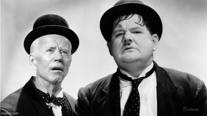 A fine mess | image tagged in biden,joe biden,election 2020,laurel and hardy | made w/ Imgflip meme maker