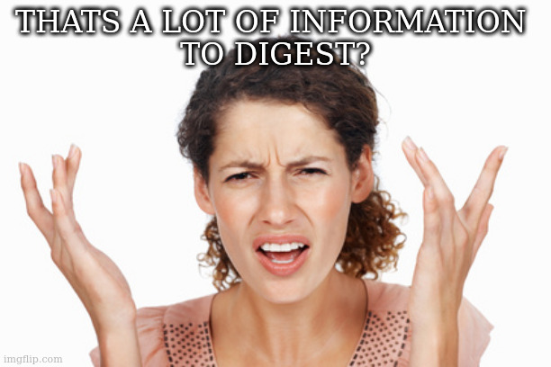 Indignant | THATS A LOT OF INFORMATION 
TO DIGEST? | image tagged in indignant | made w/ Imgflip meme maker