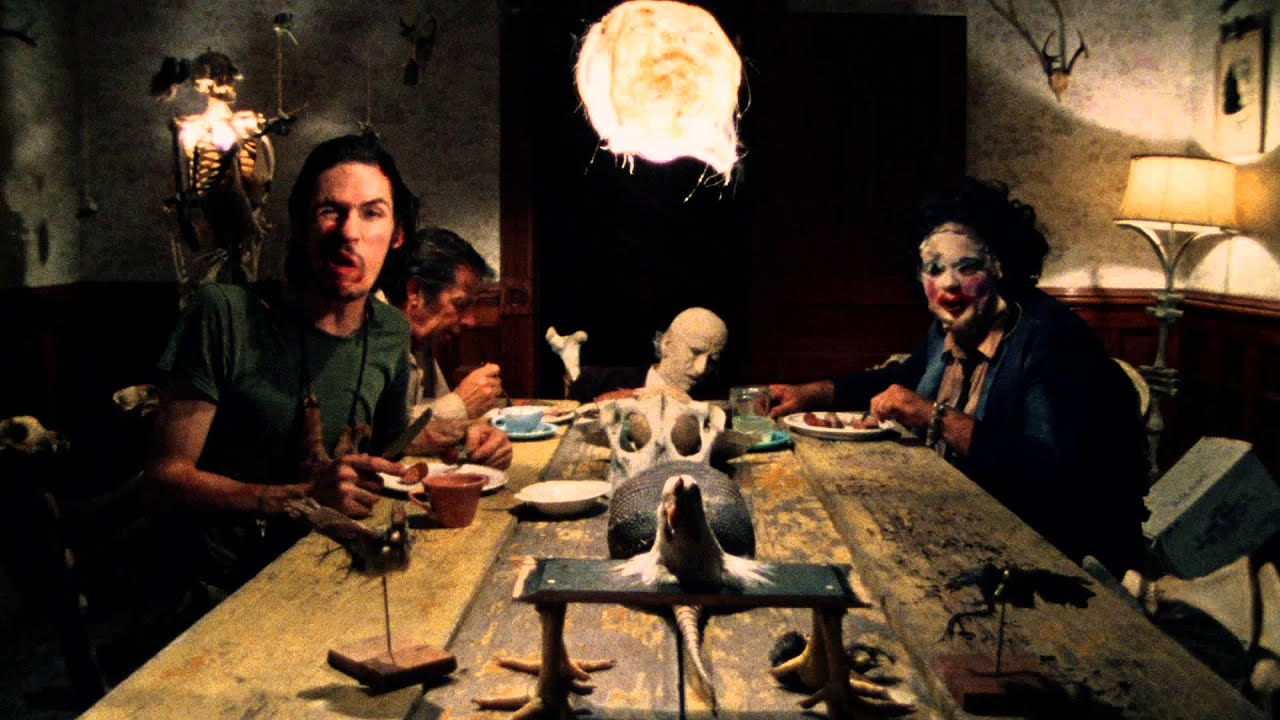 High Quality Texas Chainsaw Massacre Dinner Table Blank Meme Template