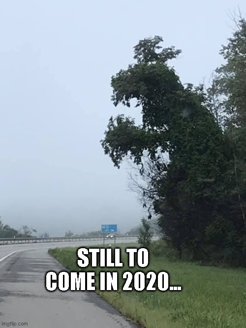 2020 is not over yet. |  STILL TO COME IN 2020... | image tagged in the shape,2020 | made w/ Imgflip meme maker