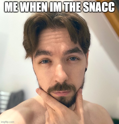 ME WHEN IM THE SNACC | made w/ Imgflip meme maker