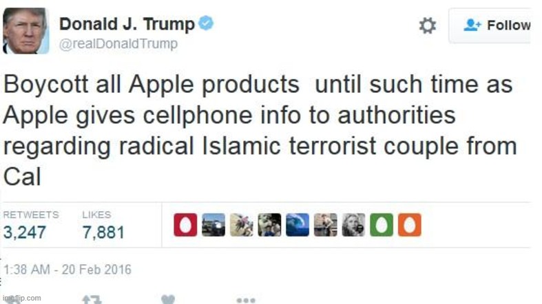 why | image tagged in twitter,donald trump,apple inc,memes,funny | made w/ Imgflip meme maker