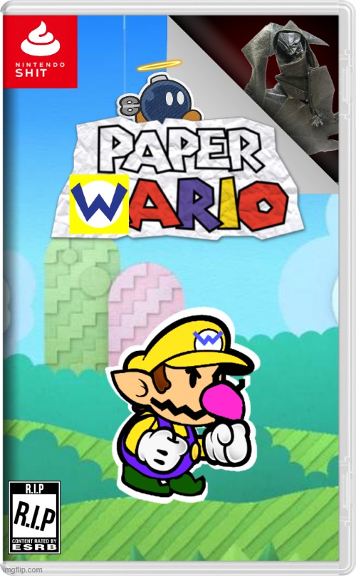 Paper Wario | made w/ Imgflip meme maker