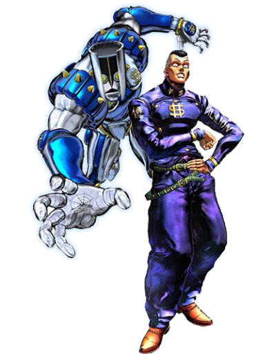 Okuyasu and The hand Blank Meme Template