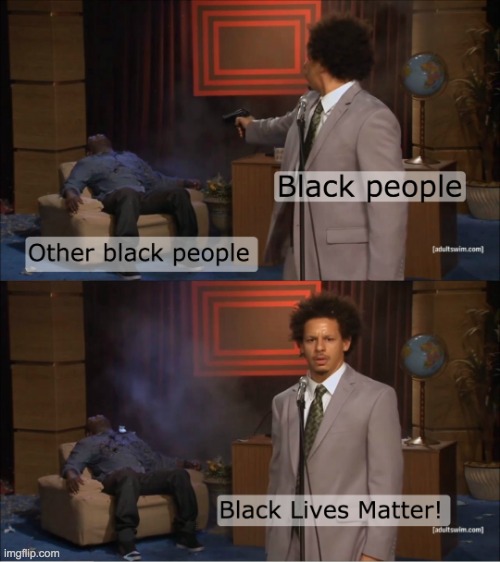That's how they do. | image tagged in who killed hannibal,blm,black lives matter,hypocrisy,liberal hypocrisy | made w/ Imgflip meme maker