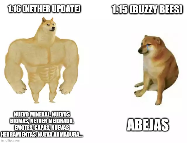 Gaming Buff Doge Vs Cheems Memes Gifs Imgflip - bee doge roblox