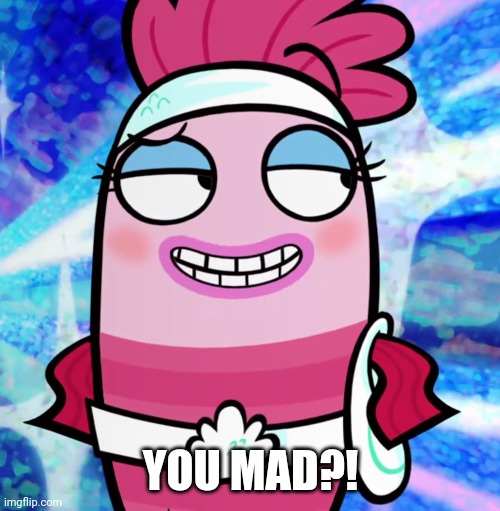 Shellsea (Fish Hooks) | YOU MAD?! | image tagged in shellsea fish hooks | made w/ Imgflip meme maker