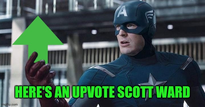 Where did you get this upvote | HERE'S AN UPVOTE SCOTT WARD | image tagged in where did you get this upvote | made w/ Imgflip meme maker