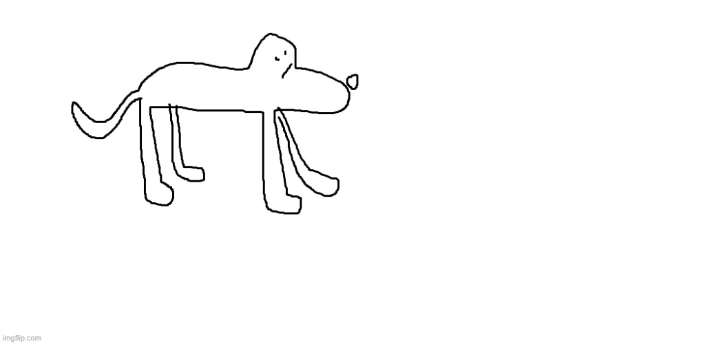 Dog | image tagged in crap on ms paint | made w/ Imgflip meme maker