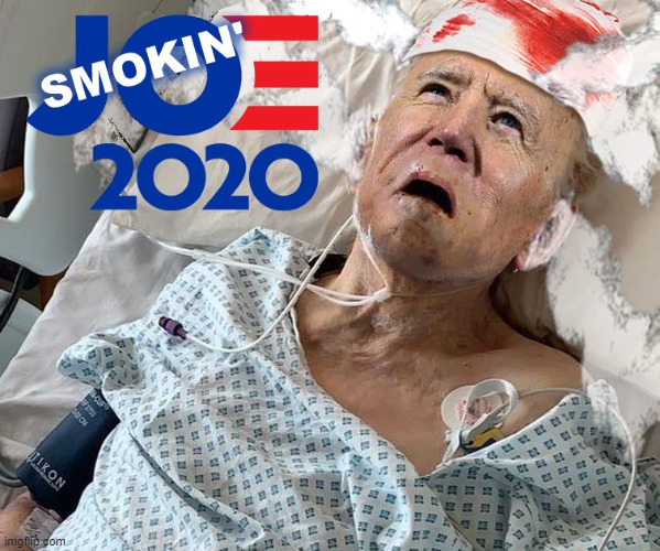 His Campaign is So Hot It's on life support. | image tagged in biden 2020 smokin joe,life support,biden on life support | made w/ Imgflip meme maker