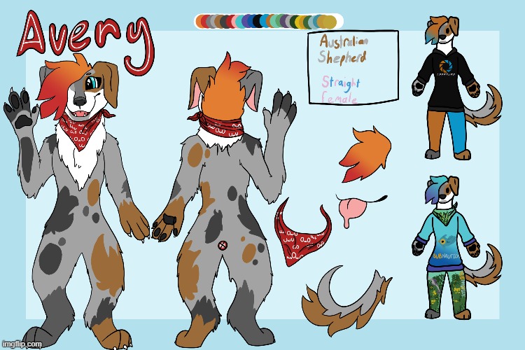 new day, new fursona haha | image tagged in idk | made w/ Imgflip meme maker