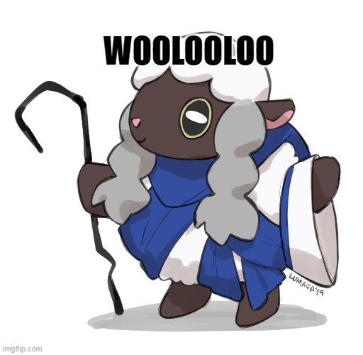 WOOLOOLOO | image tagged in wooloo,pokemon | made w/ Imgflip meme maker