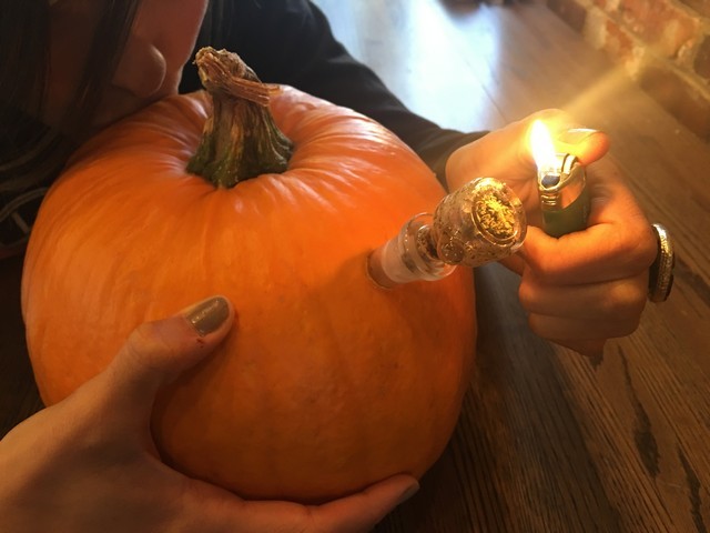 Pumpkin Pipe Bong Blank Meme Template